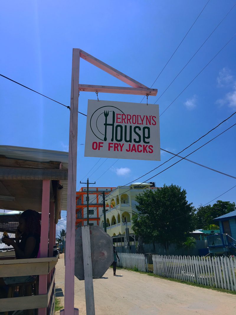 Errolyn's Fry Jacks Caye Caulker