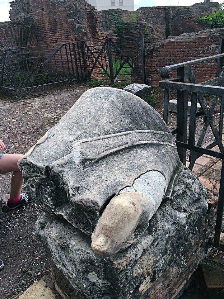 Statue at Domitian's Palace, Rome